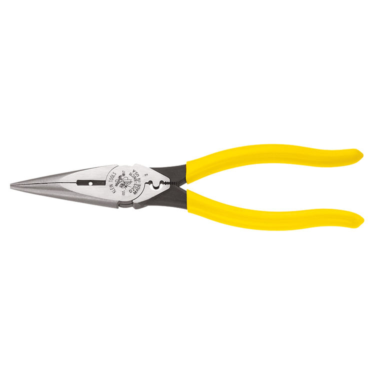 KLEIN D203-8NCR SIDE CUTTING STRIPPING CRIMPING PLIERS