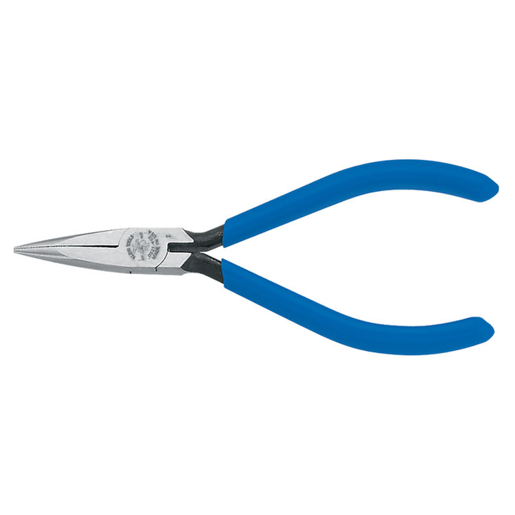KLEIN D321-41/2C 4" SLIM LONG NOSE PLIERS WITH SPRING