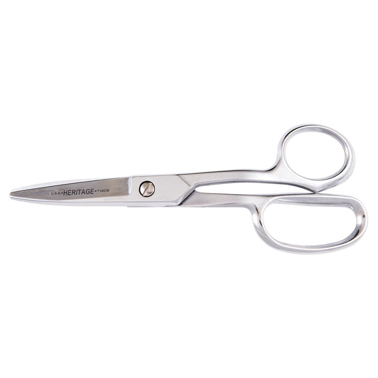 KLEIN GP718C HD CARPET NAPPING SHEAR, CURVED HANDLES , 8-3/8"
