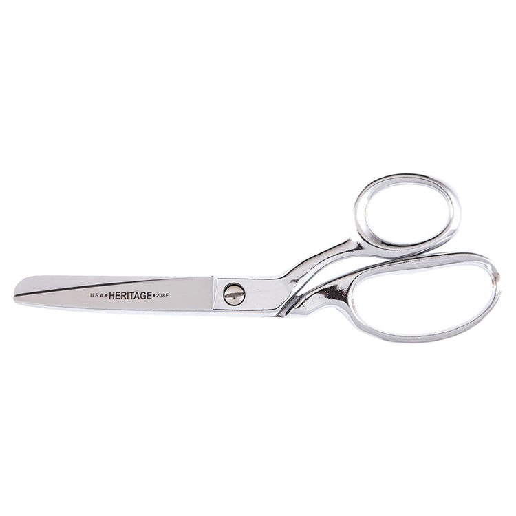 KLEIN 208F BENT TRIMMER, FULLY ROUNDED TIPS, 7"
