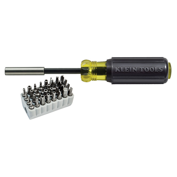KLEIN 32510 TAMPERPROOF MAGNETIC SCREWDRIVER 32 BITS