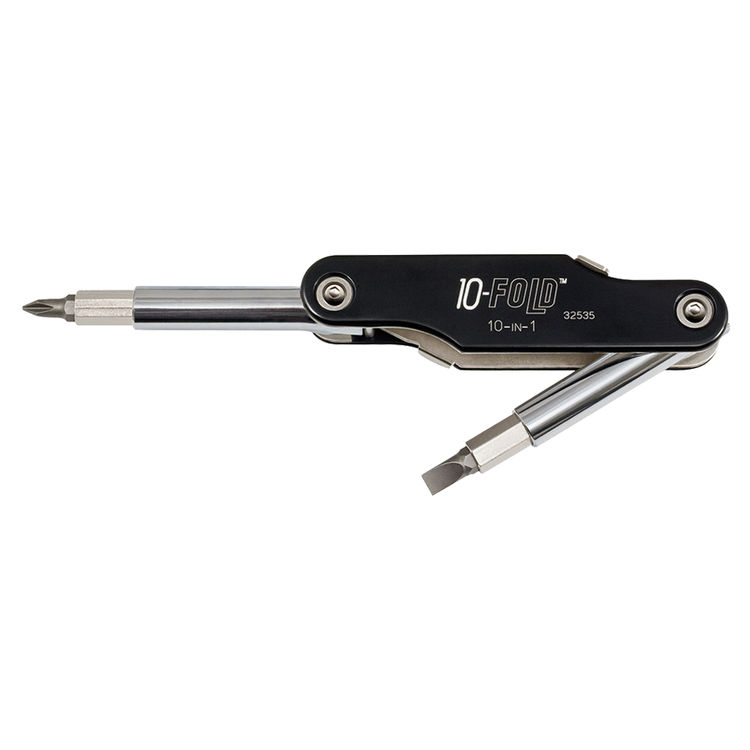 KLEIN 32535 10-FOLD 10-IN-1 SCREWDRIVER/NUT DRIVER