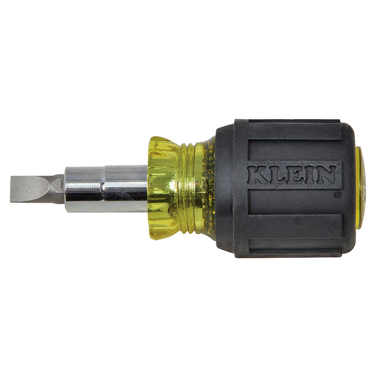 KLEIN 32561 STUBBY MULTI-BIT SCREWDRIVER / NUT DRIVER