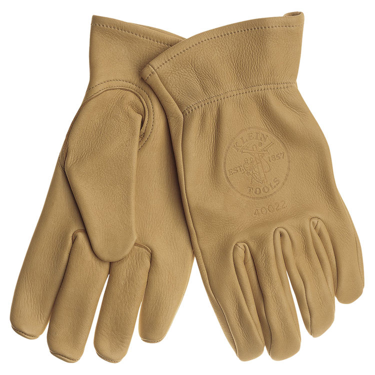 KLEIN 40023 COWHIDE WORK GLOVES XL