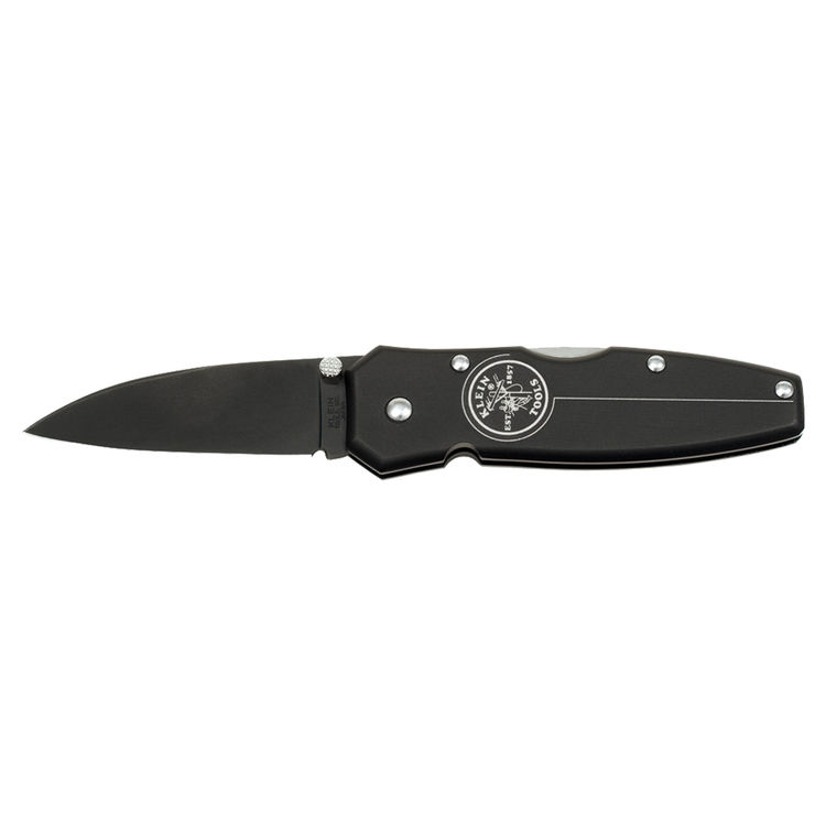 KLEIN 44001-BLK BLACK LIGHTWEIGHT LOCKBACK KNIFE 2-1/2"