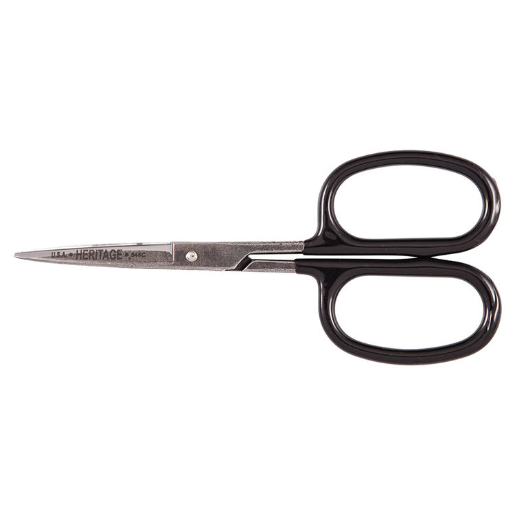 KLEIN 546C RUBBER FLASHING SCISSOR W/CURVED BLADE, 5-1/2"