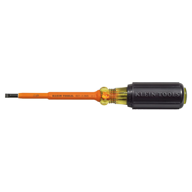 KLEIN 601-4-INS INSULATED 3/16" CABINET - 4" SCREWDRIVER