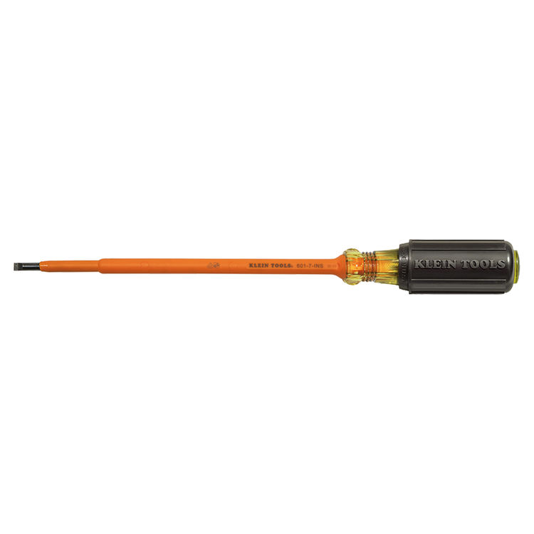 KLEIN 601-7-INS INSULATED 3/16" CABINET - 7" SCREWDRIVER
