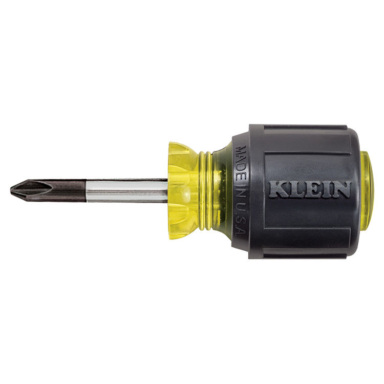 KLEIN 603-1 #2 STUBBY PHILLIPS SCREWDRIVER 1-1/2"