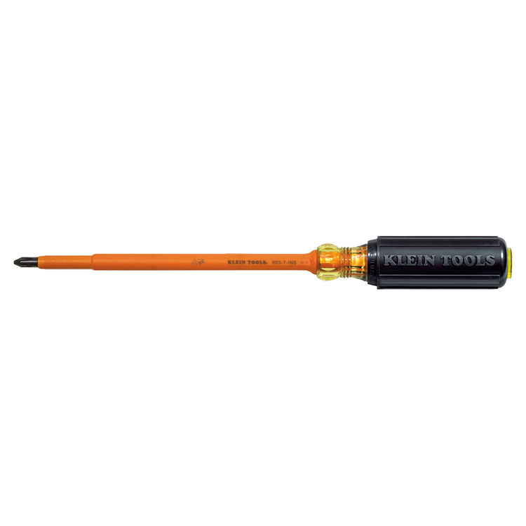 KLEIN 6037INS INSULATED #2 PHILLIPS - 7" SCREWDRIVER