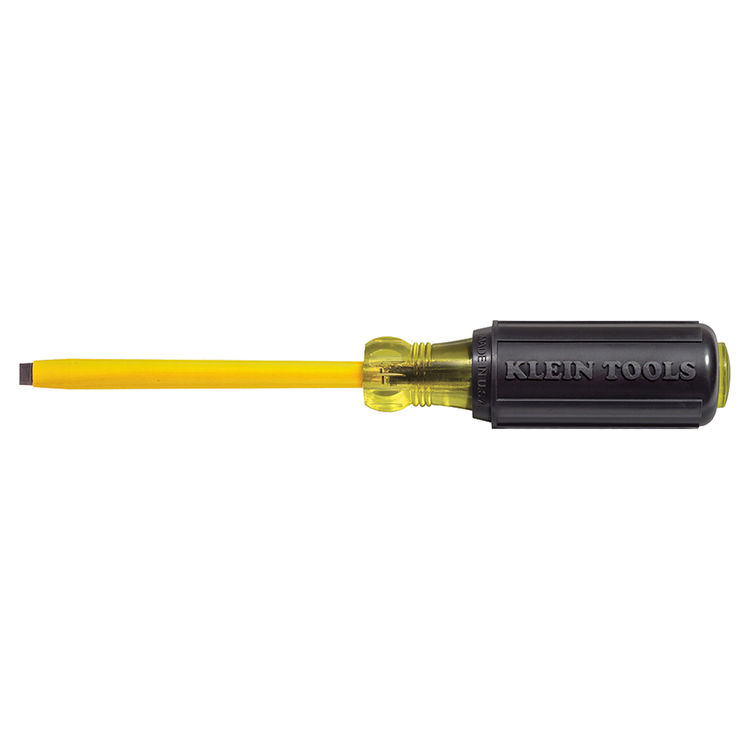 KLEIN 621-8 COATED CABINET TIP SCREWDRIVER 8"