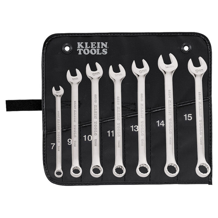 KLEIN 68500 7 PIECE METRIC COMBINATION WRENCH SET