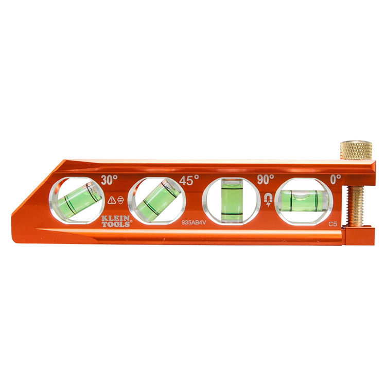 KLEIN 935AB4V ACCU-BEND LEVEL, 4 VIAL, REM