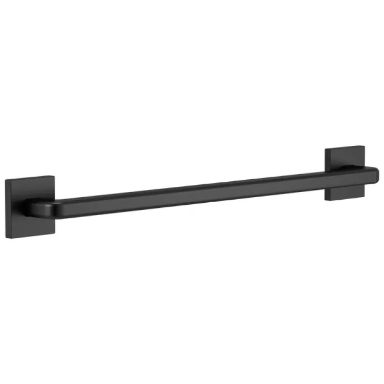Delta 24" Modern Angular Decorative Grab Bar, ADA-Compliant, Concealed Mounting, Matte Black - 41924-BL