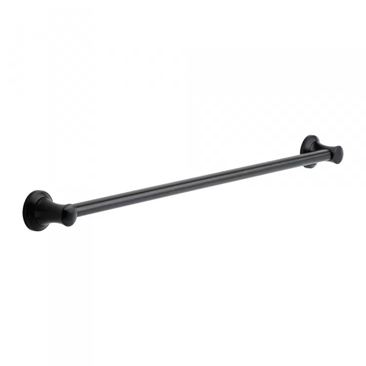 Delta 36" Transitional Round Decorative Grab Bar, ADA-Compliant, Concealed Mounting, Matte Black - 41736-BL