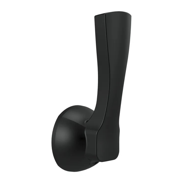 Delta Stryke Matte Black Single Lever Handle with Set Screw and Allen Wrench, Red/Blue Indicator Markings, ADA - H550BL