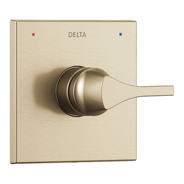 Delta Zura Monitor 14 Series Valve Trim, Lever Handle, Champagne Bronze - T14074-CZ