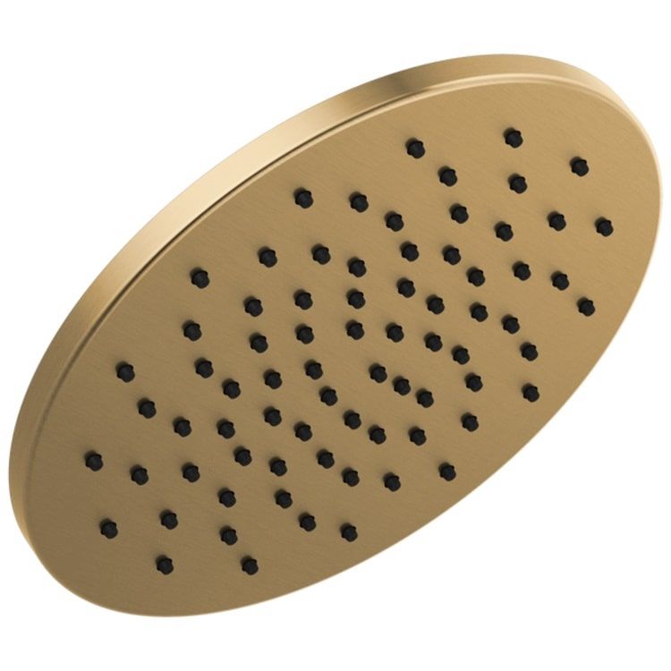 Delta Universal Showering Single-Setting Raincan Showerhead, 2.5 GPM, Champagne Bronze - 52158-CZ25