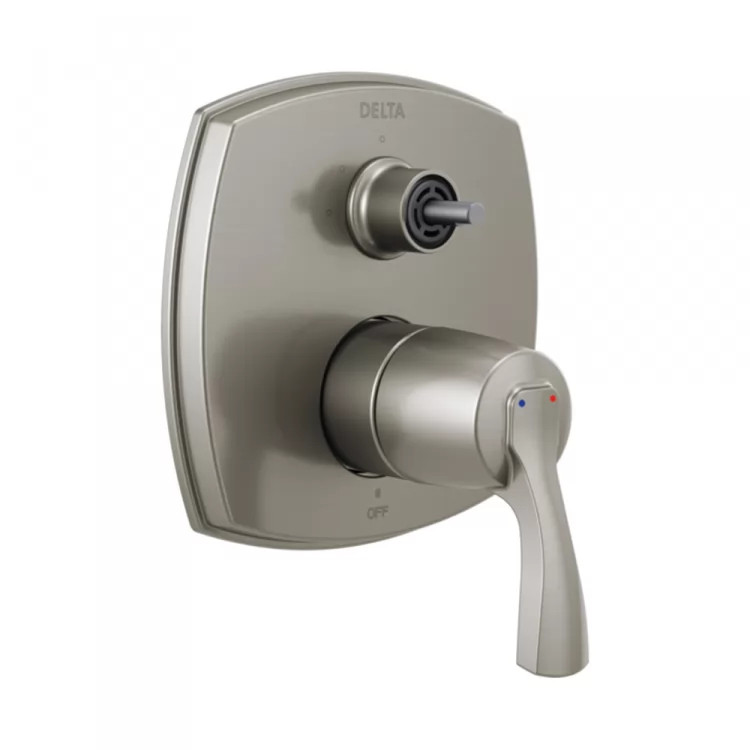 Delta Stryke Monitor 14 Series Valve Trim w/ 3-Function Diverter, Less Handle, Stainless Steel - T24876-SSLHP