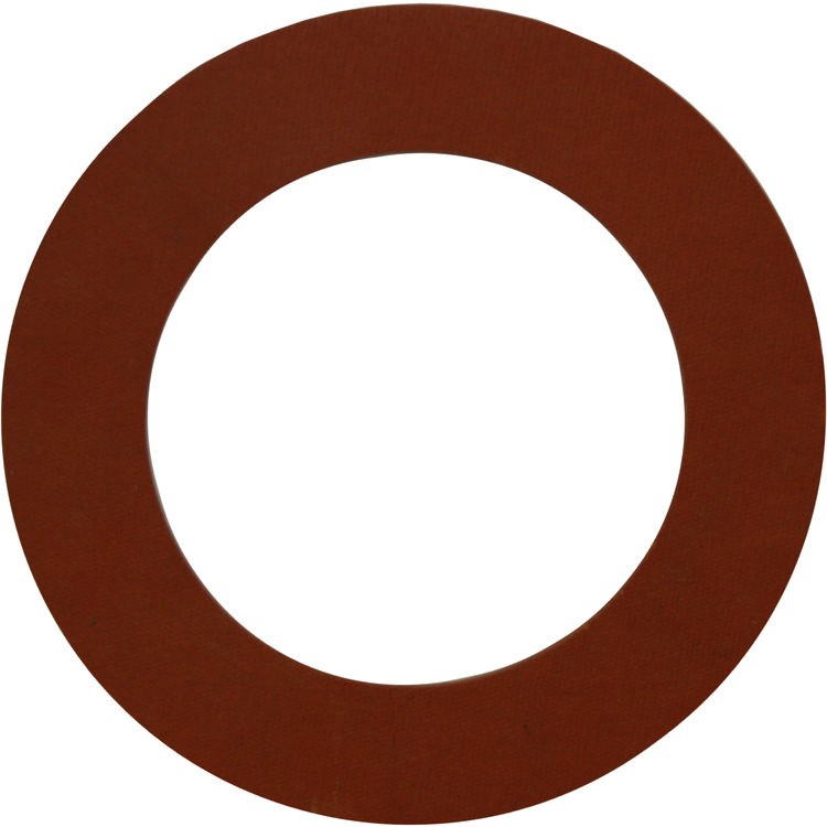 1/8 x 2 inch Red Rubber Gasket Ring