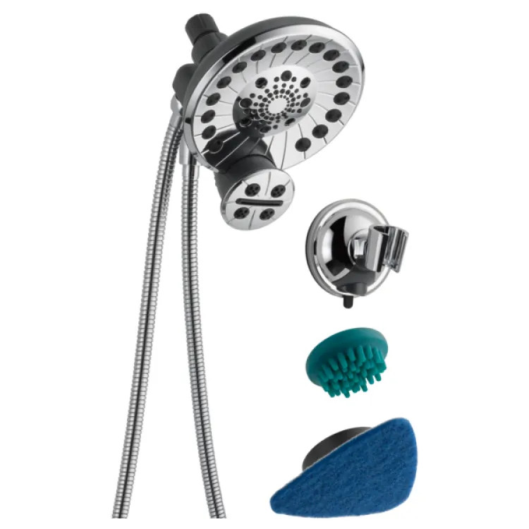 Peerless Sidekick Chrome 2-in-1 Shower Head, 1.75 GPM, Touch Clean, WaterSense - 76455