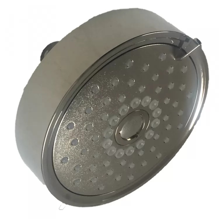 Kohler Purist Multi-Function Wall-Mount Shower Head with MasterClean Spray Face, 2.5 GPM, Vibrant Polished Nickel - K-22170-SN