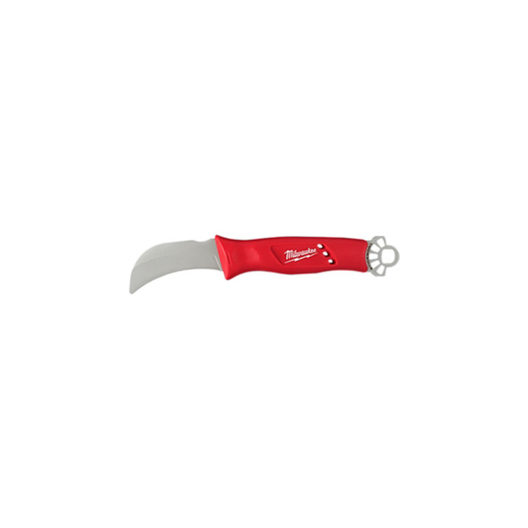 Milwaukee 48-22-1924 Lineman's Hawkbill Knife with STICKWORK 3-in-1 Ring