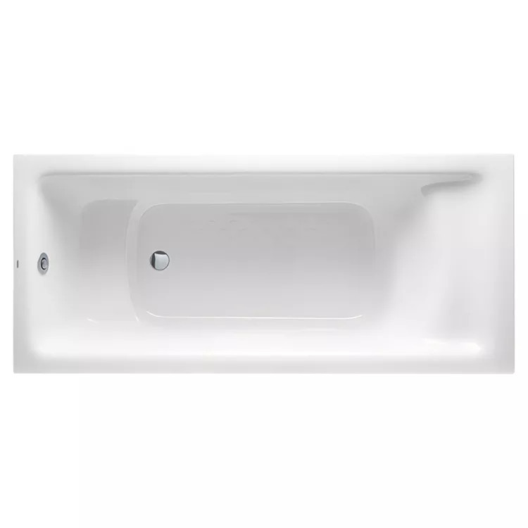 TOTO Flotation Drop-In 1700 Soaker Tub with RECLINE COMFORT, Pearl White - PPY1780PTEU#P