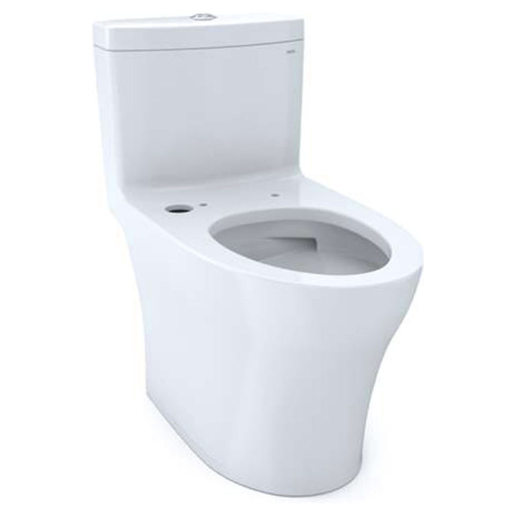 TOTO Aquia IV One-Piece Elongated Dual Flush 1.0 and 0.8 GPF WASHLET+ and Auto Flush Ready Toilet with CEFIONTECT, Cotton White - CST646CUMFGAT40#01