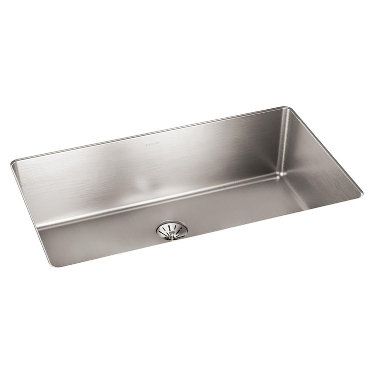 Elkay ELUHH3017TPD Lustertone Iconix Single Bowl Undermount Sink with Perfect Drain - Luminous Satin 