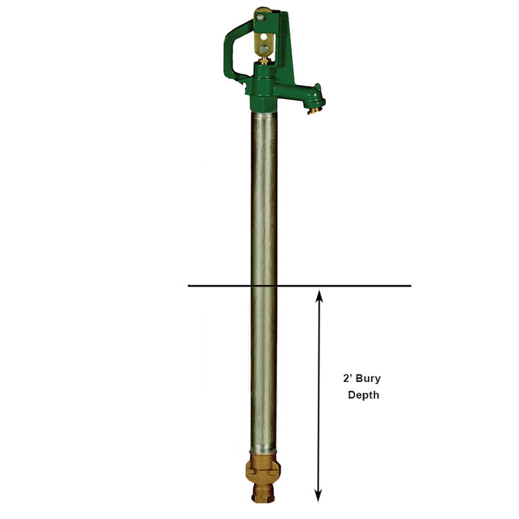 Prier 2' Bury Yard Hydrant 2' Bury Yard Hydrant - C-240-2
