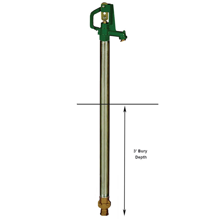 Prier 3' Bury Yard Hydrant 3' Bury Yard Hydrant - C-240-3