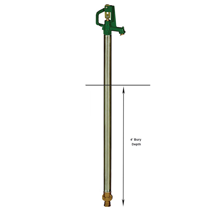 Prier 4' Bury Yard Hydrant 4' Bury Yard Hydrant - C-240-4