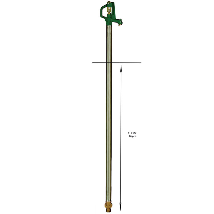 Prier 6' Bury Yard Hydrant 6' Bury Yard Hydrant - C-240-6