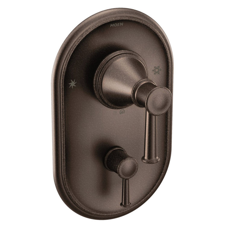 Moen Belfield Posi-Temp Valve Trim w/ 3-Function Diverter, Lever Handles, Oil Rubbed Bronze - T2310ORB