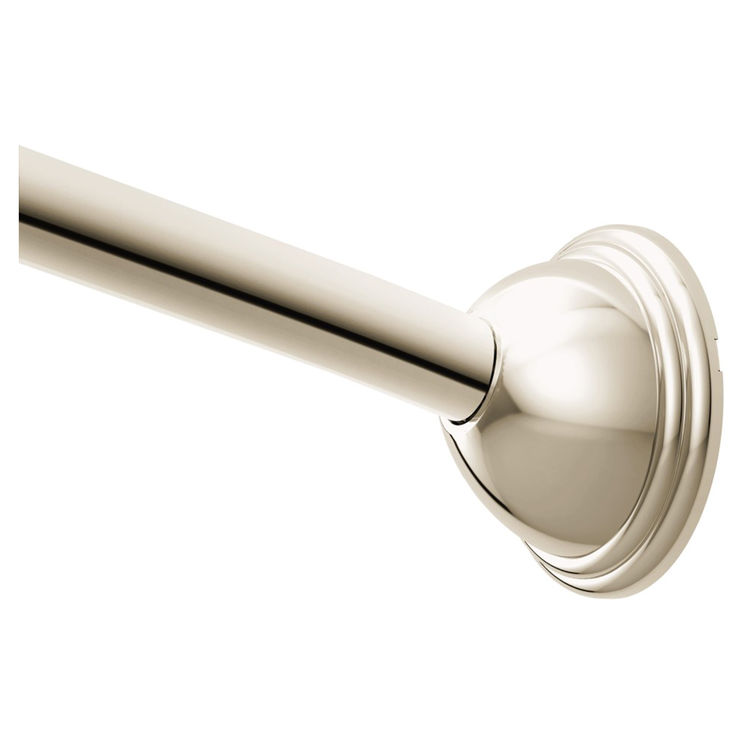 Moen CSR2160NL Adjustable Curved Shower Curtain Rod - Polished Nickel