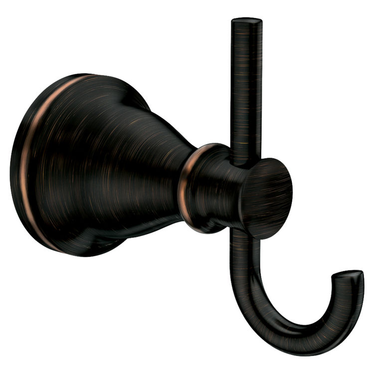 Moen MY2703BRB Hilliard Double Robe Hook - Mediterranean Bronze