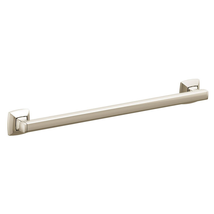 Moen Voss 18" Designer Grab Bar, ADA-Compliant, SecureMount, Polished Nickel - YG5118NL