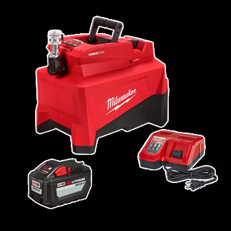 Milwaukee M18 FORCE LOGIC 10000 PSI Hydraulic Pump Kit, POWERSTATE Brushless Motor, REDLINK Electronics - 2774-21HD 
