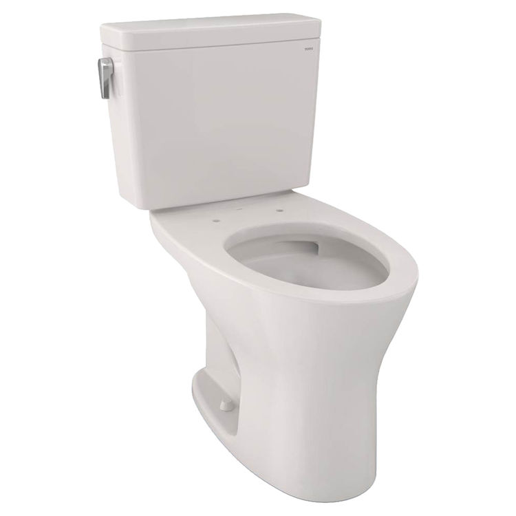 TOTO CST746CSMFG#11 Drake Two-Piece 1.6 & 0.8 GPF Elongated Bowl - Colonial White