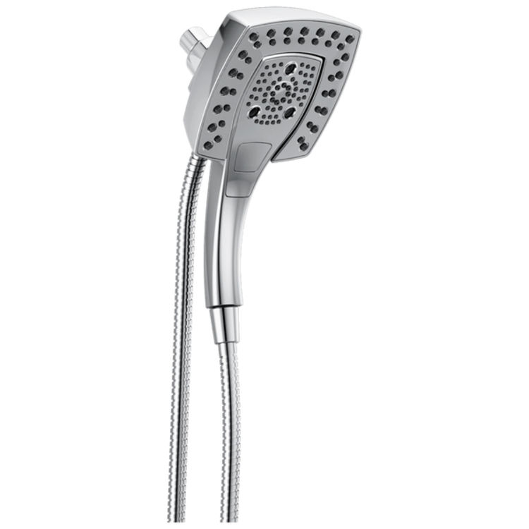 Delta Universal Showering H2Okinetic In2ition 5-Setting Two-In-One Shower with MagnaTite Docking Technology, 2.5 GPM, Chrome - 58474-25