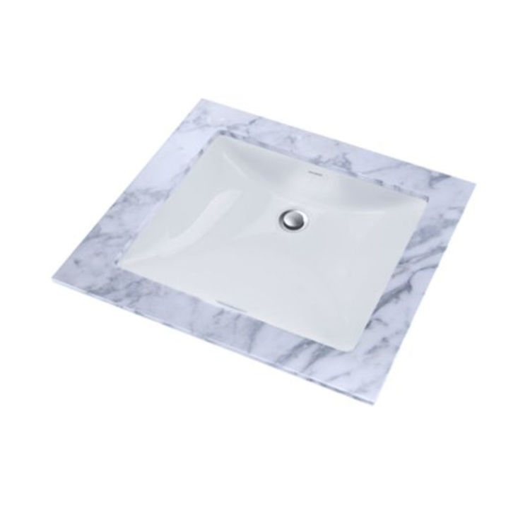 TOTO 20" Rectangular Undermount Bathroom Sink with CEFIONTECT, Cotton White - LT1535G#01
