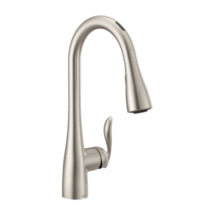 Moen Arbor Smart Single Handle High Arc Pull-Down Kitchen Faucet, Spot Resist Stainless - 7594EVSRS