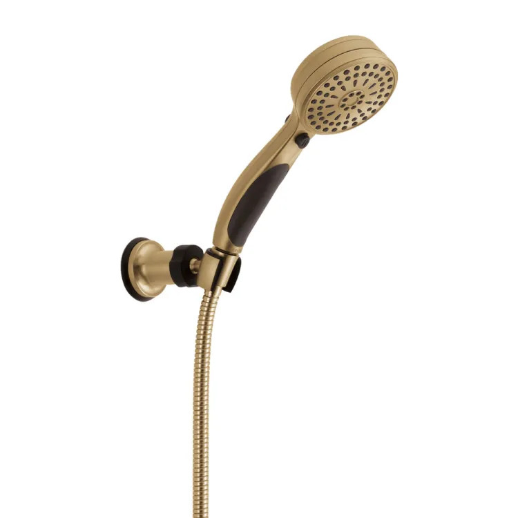Delta Universal Showering ActivTouch 9-Setting Wall Mount Hand Shower, 2.5 GPM, Champagne Bronze - 55424-CZ