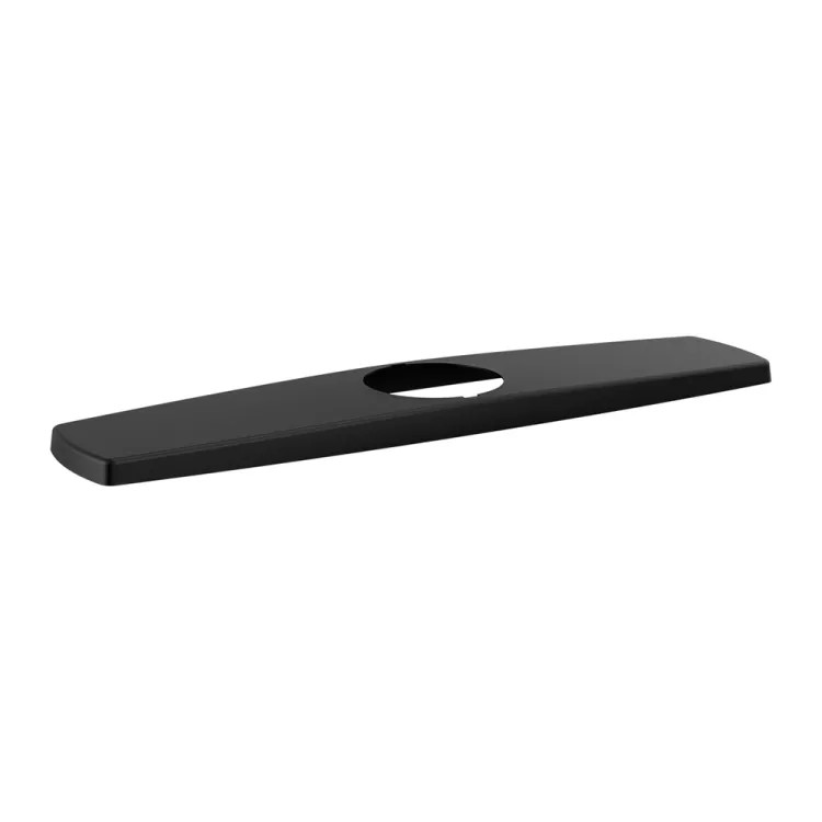 Delta Escutcheon, Nuts, and Cover Plate, Matte Black - RP100190BL