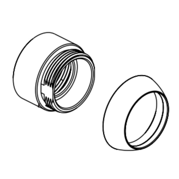 Peerless Stainless Steel Bonnet Nut And Cap - RP101259SS