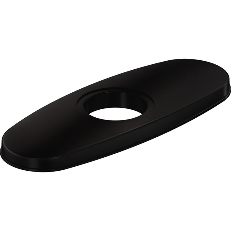 Elkay LK135MB 3-Hole Bar Faucet Deck Plate, Matte Black