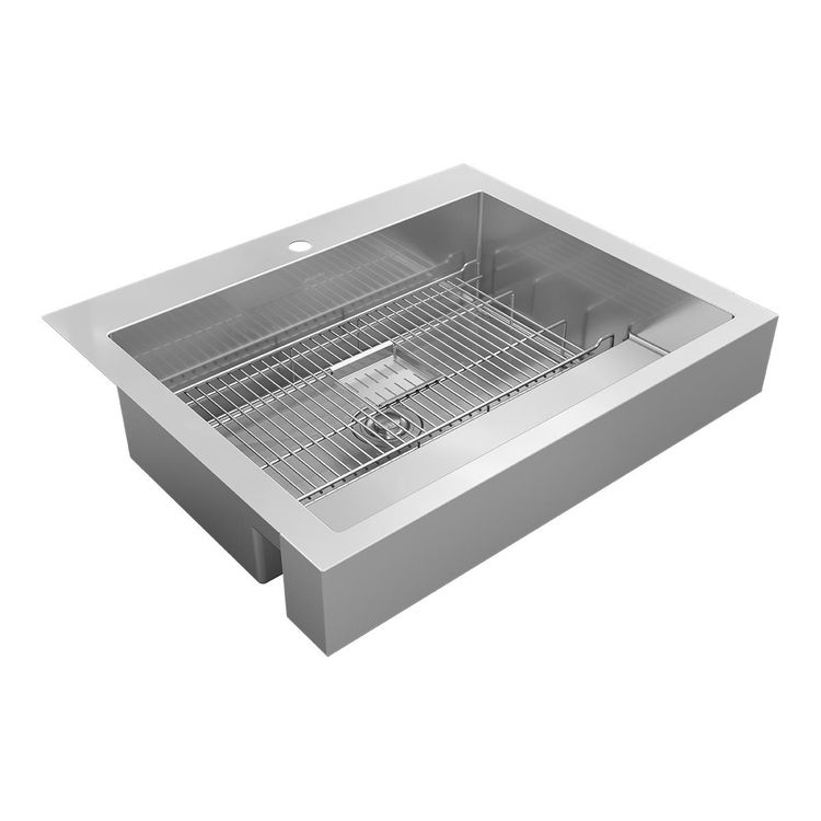 Elkay ELDSSF33279DBG 33" x 28" Apron Sink Single Bowl, ADA, Stainless - Polished Satin