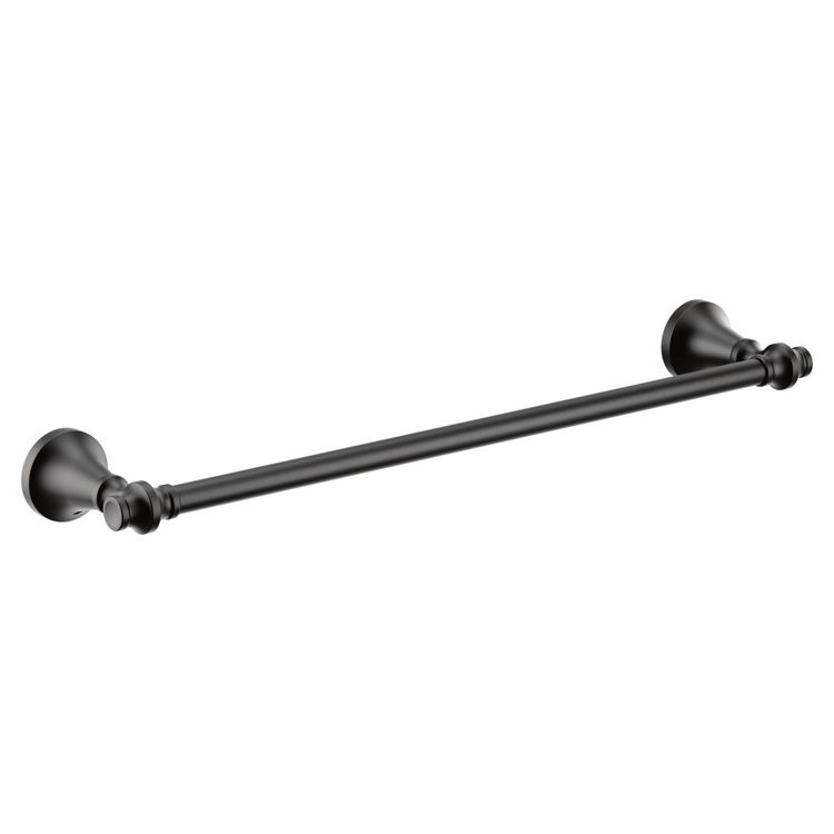 Moen Colinet 18" Towel Bar, Matte Black - YB0518BL 