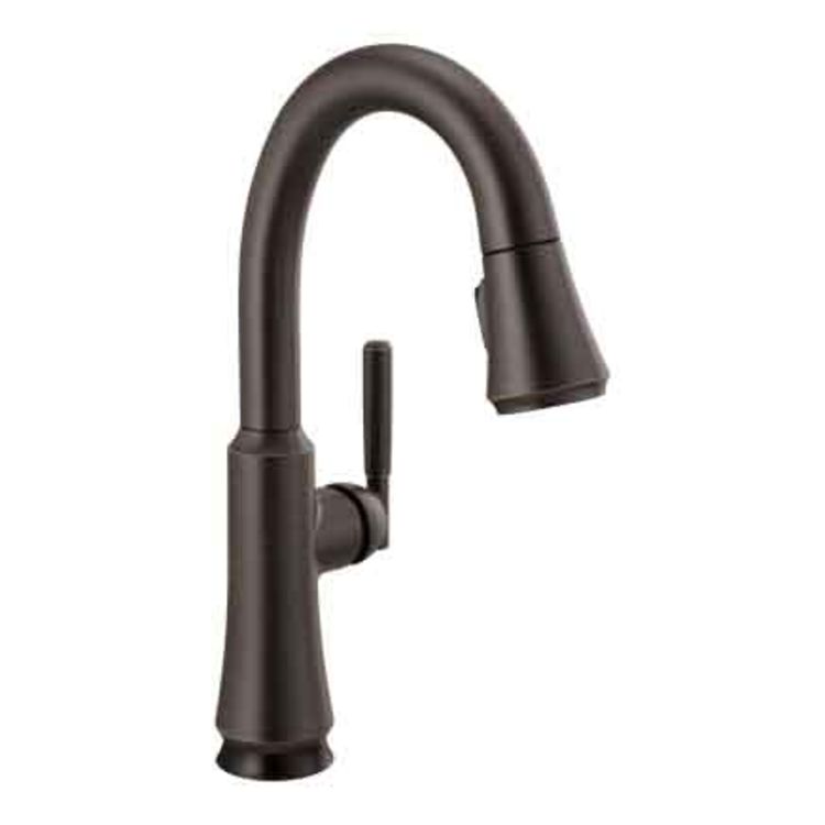 Delta Coranto Touch2O Single Handle Pull-Down Bar/Prep Faucet, Venetian Bronze - 9979T-RB-DST